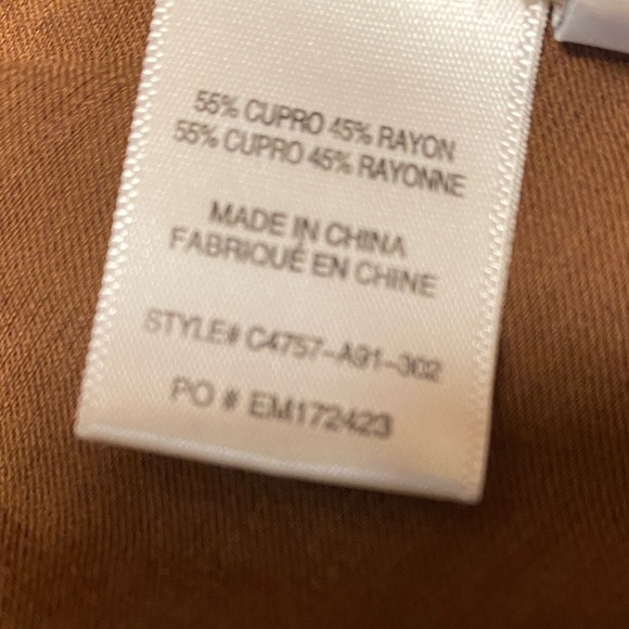 Cloth & Stone Rich Brown Large Oversized Blouse Spring Anthropologie - Picture 10 of 10